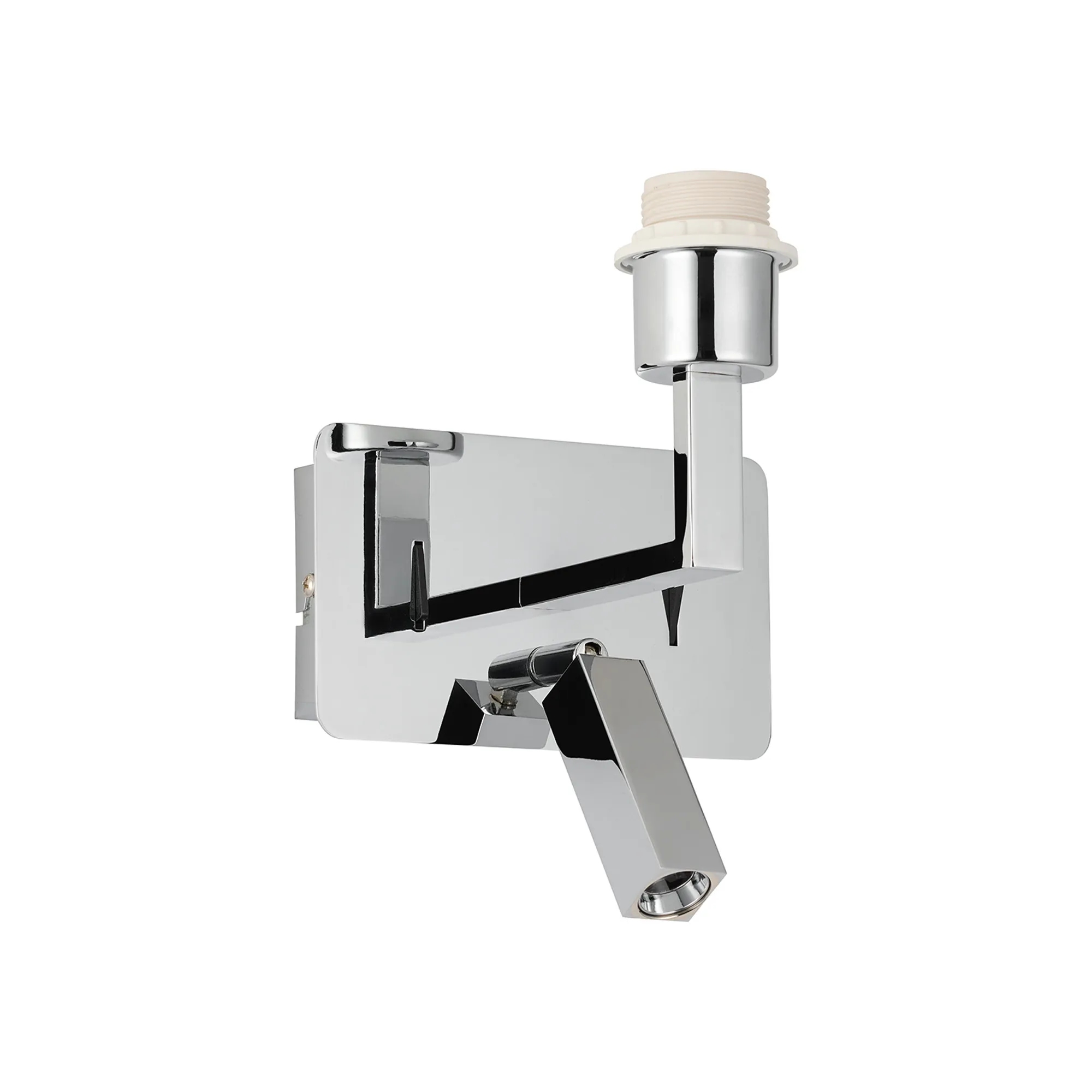 Clara Polished Chrome Wall Lights Deco Reading Lights